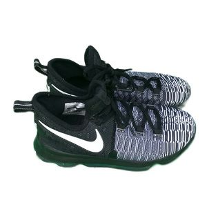 Nike KD 9 GS 'Oreo' 855908-010 black & white basketball shoes - Boys